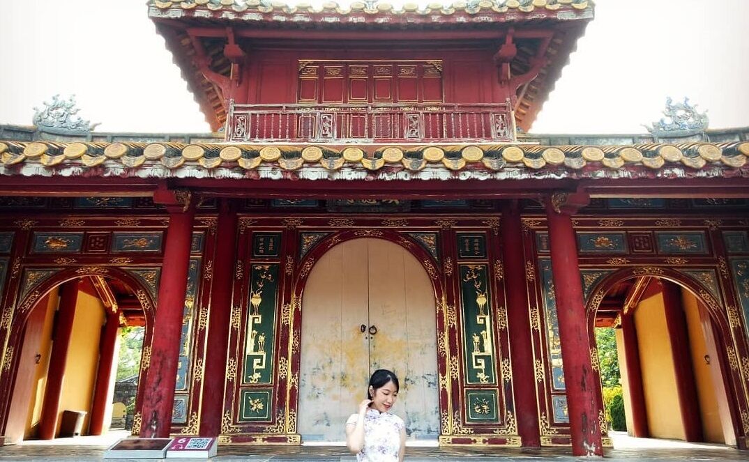 Hue Minh Mang Tomb and Visitor